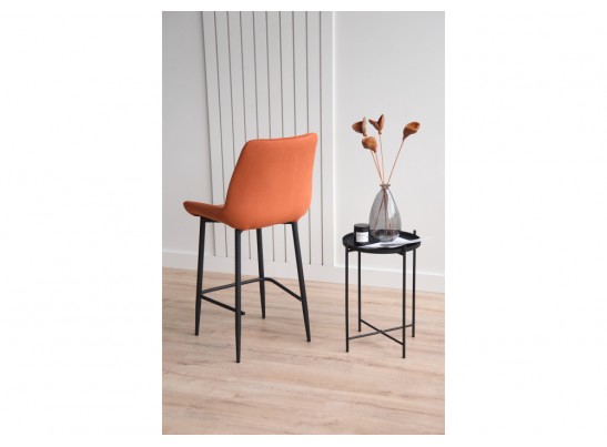 Полубарный стул Седа 360 терракотовый (zd 432) / черный в Набережных Челнах