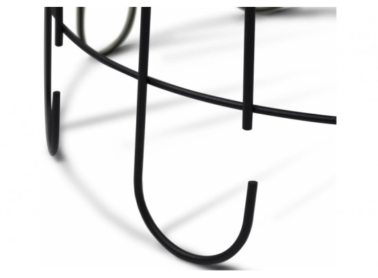 Сервировочный столик Sheffilton SHT-CT26 прозрачный лак / черный муар в Набережных Челнах