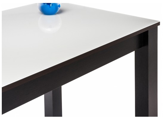 Стеклянный стол Раймунд 100х70х77 венге / белый в Набережных Челнах