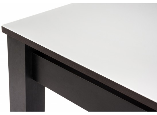 Стеклянный стол Раймунд 100х70х77 венге / белый в Набережных Челнах