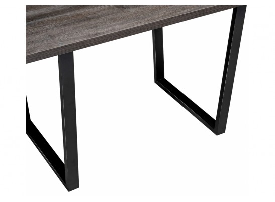 Стол Эльпатия 110 дуб рошелье / черный матовый в Набережных Челнах