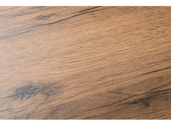 Стол Лота Лофт 140 25 мм дуб делано темный / черный матовый в Набережных Челнах