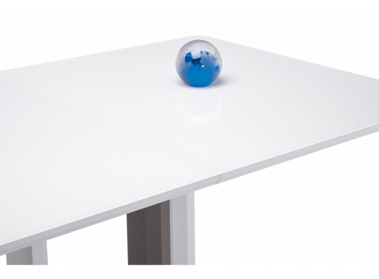 Стол на тумбе Санса 140 белый / шагрень белая в Набережных Челнах