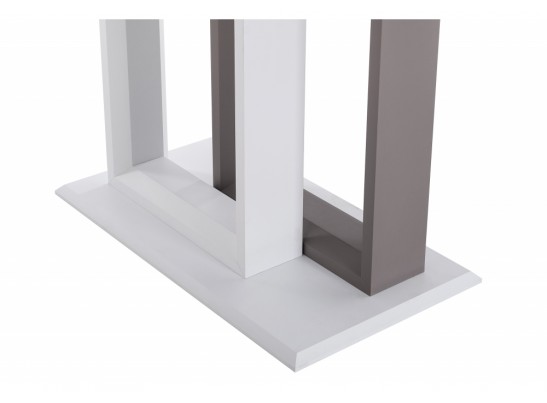 Стол на тумбе Санса 140 белый / шагрень белая в Набережных Челнах