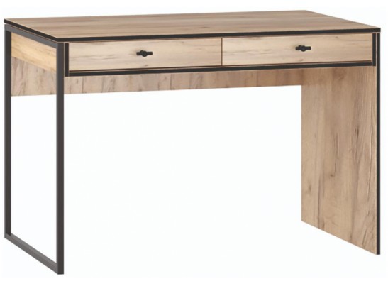 Стол письменный Брут 6 крафт золотой / черный в Набережных Челнах