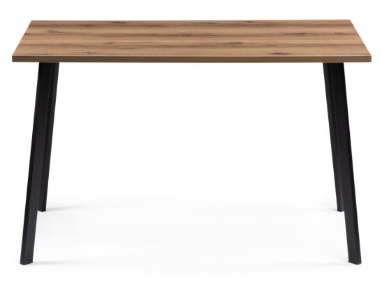 Стол Тринити Лофт 120 черный матовый / дуб делано темный в Набережных Челнах