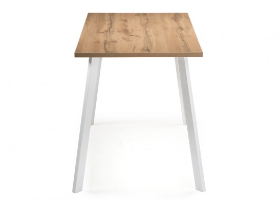 Стол Тринити Лофт 120x80x75 дуб крафт золотой / белый матовый в Набережных Челнах