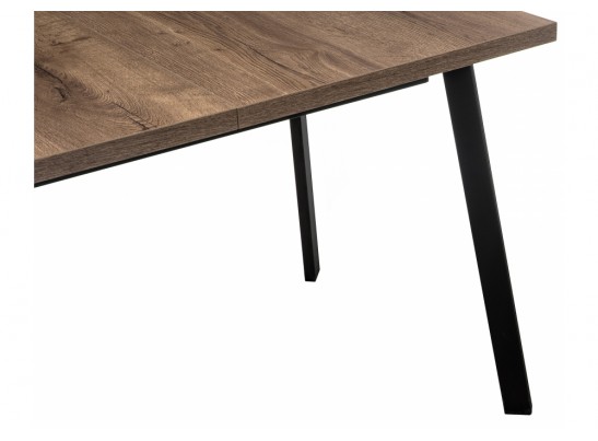 Стол Цефей дуб галифакс / черный матовый в Набережных Челнах