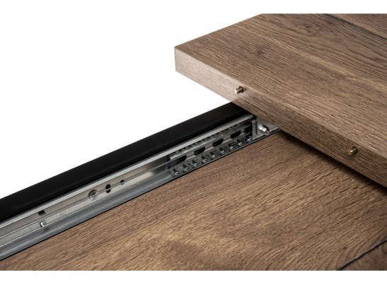 Стол Цефей дуб галифакс / черный матовый в Набережных Челнах