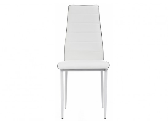 Стул DC2-001 белый с черной окантовкой в Набережных Челнах