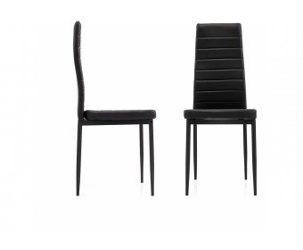 Стул DC2-001 черный / черный