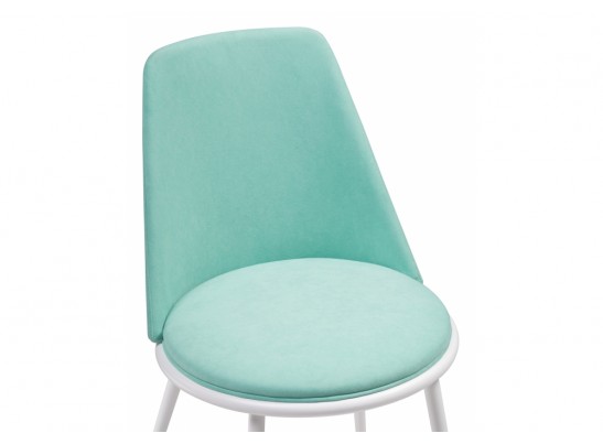 Стул на металлокаркасе Алдис катания лагун / белый матовый в Набережных Челнах