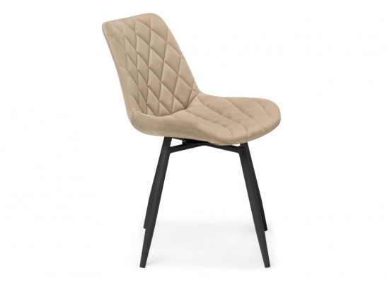 Стул на металлокаркасе Баодин К крутящийся бежевый / черный в Набережных Челнах