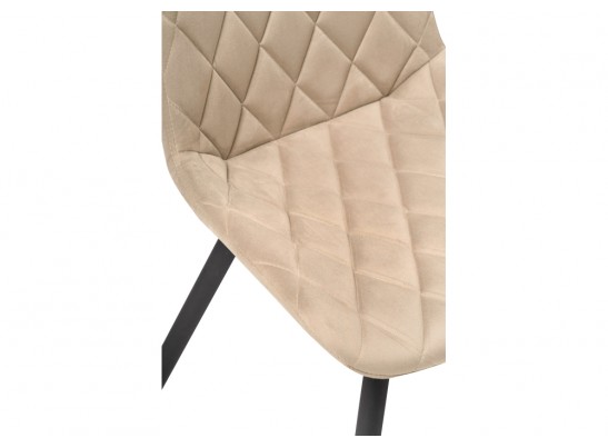 Стул на металлокаркасе Баодин К крутящийся бежевый / черный в Набережных Челнах