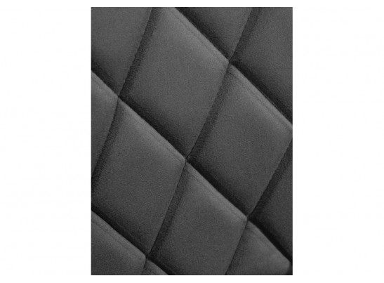 Стул на металлокаркасе Баодин велюр темно-серый / черный в Набережных Челнах