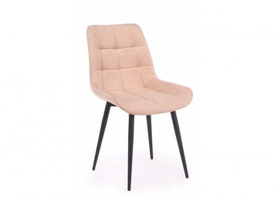 Стул на металлокаркасе Челси 360 К бежевый (zd 210) / черный в Набережных Челнах