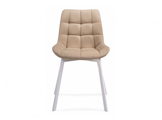 Стул на металлокаркасе Челси белый / бежевый в Набережных Челнах