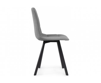 Стул на металлокаркасе Чилли черный / светло-серый