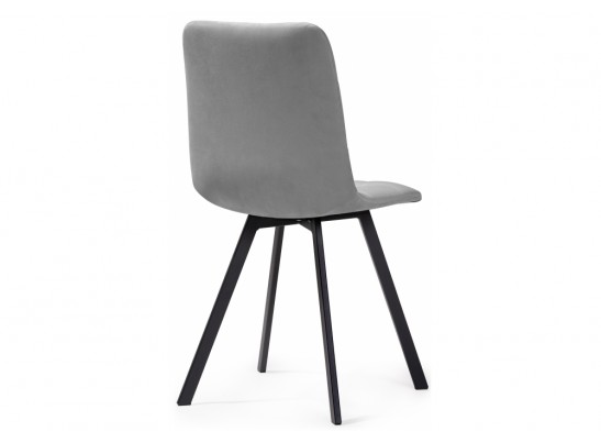 Стул на металлокаркасе Чилли светло-серый / черный в Набережных Челнах