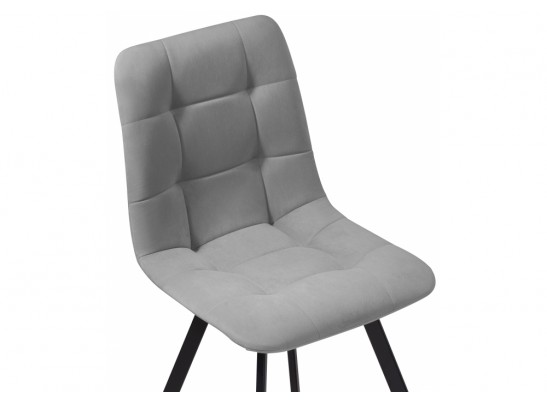 Стул на металлокаркасе Чилли светло-серый / черный в Набережных Челнах