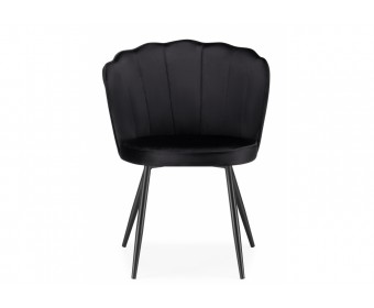 Стул на металлокаркасе Coral black