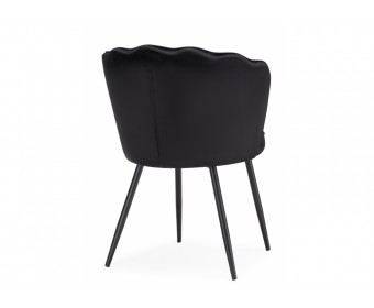 Стул на металлокаркасе Coral black