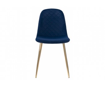 Стул на металлокаркасе Dabl dark blue