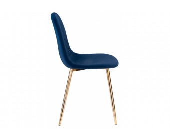 Стул на металлокаркасе Dabl dark blue