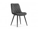 Стул на металлокаркасе Fox dark gray / black в Набережных Челнах