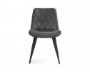 Стул на металлокаркасе Fox dark gray / black в Набережных Челнах