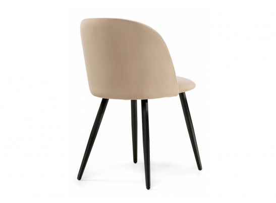 Стул на металлокаркасе Gabi 1 dark beige / black в Набережных Челнах