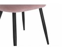 Стул на металлокаркасе Gabi 1 light purple / black в Набережных Челнах