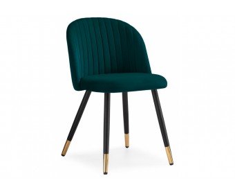 Стул на металлокаркасе Gabi green / black