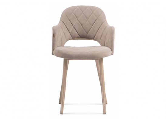 Стул на металлокаркасе Гутрид ромбы спереди капучино / капучино в Набережных Челнах