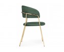 Стул на металлокаркасе Kamelia dark green / gold в Набережных Челнах