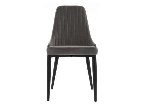 Стул на металлокаркасе Kora dark gray / black в Набережных Челнах