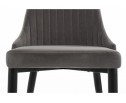 Стул на металлокаркасе Kora dark gray / black в Набережных Челнах