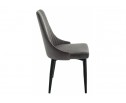 Стул на металлокаркасе Kora dark gray / black в Набережных Челнах