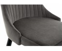 Стул на металлокаркасе Kora dark gray / black в Набережных Челнах