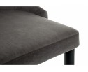 Стул на металлокаркасе Kora dark gray / black в Набережных Челнах