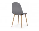 Стул на металлокаркасе Lilu dark grey / wood в Набережных Челнах