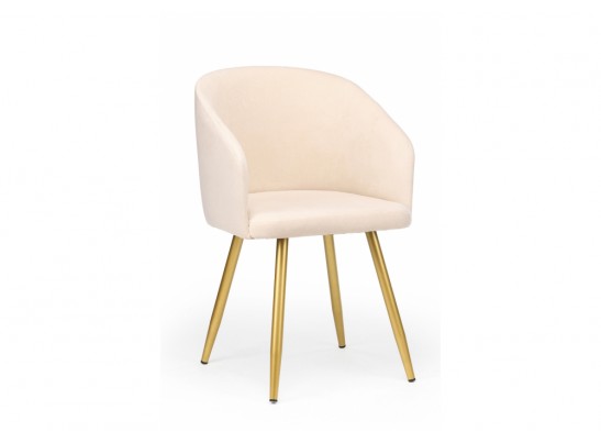 Стул на металлокаркасе Монер бежевый (glory 03) / золотой в Набережных Челнах