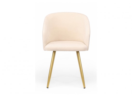 Стул на металлокаркасе Монер бежевый (glory 03) / золотой в Набережных Челнах