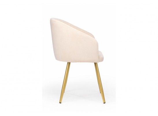 Стул на металлокаркасе Монер бежевый (glory 03) / золотой в Набережных Челнах