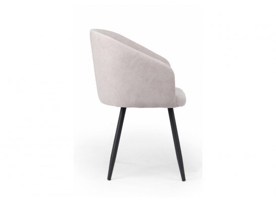 Стул на металлокаркасе Монер светло-серый (glory 36) / черный в Набережных Челнах