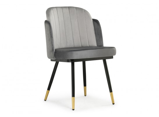 Стул на металлокаркасе Penelopa dark gray / light gray / black / gold в Набережных Челнах
