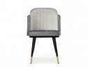 Стул на металлокаркасе Penelopa dark gray / light gray / black / gold в Набережных Челнах