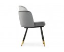 Стул на металлокаркасе Penelopa dark gray / light gray / black / gold в Набережных Челнах