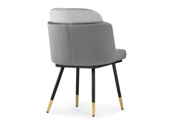 Стул на металлокаркасе Penelopa dark gray / light gray / black / gold в Набережных Челнах