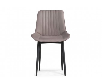 Стул на металлокаркасе Седа К латте / черный